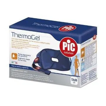 Thermogel ginocchio con fascia - Cuscinetto in gel