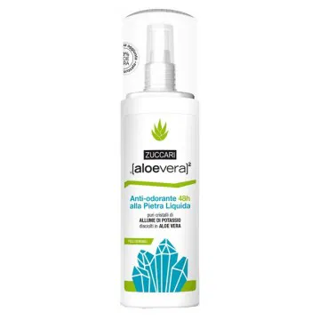 Zuccari Aloevera2 Antiodorante alla Pietra Liquida Flacone Spray No-Gas 100ml