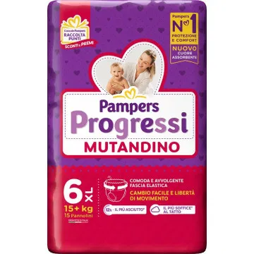 PAMPERS PROG MUT XL 15PZ& 4073